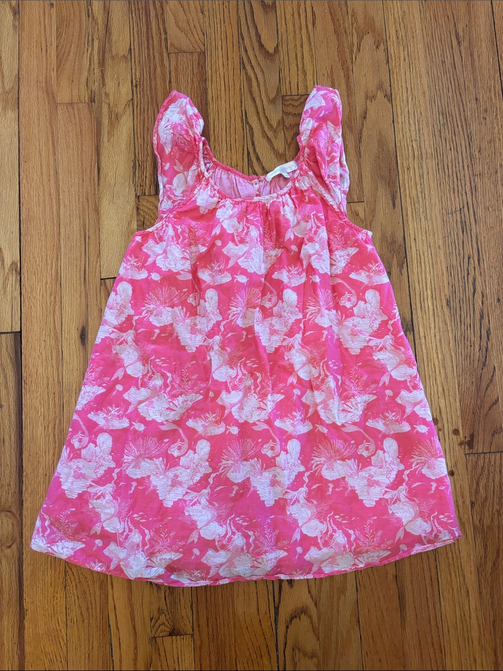 LoveShackFancy Pink and White Mermaid Summer Dress